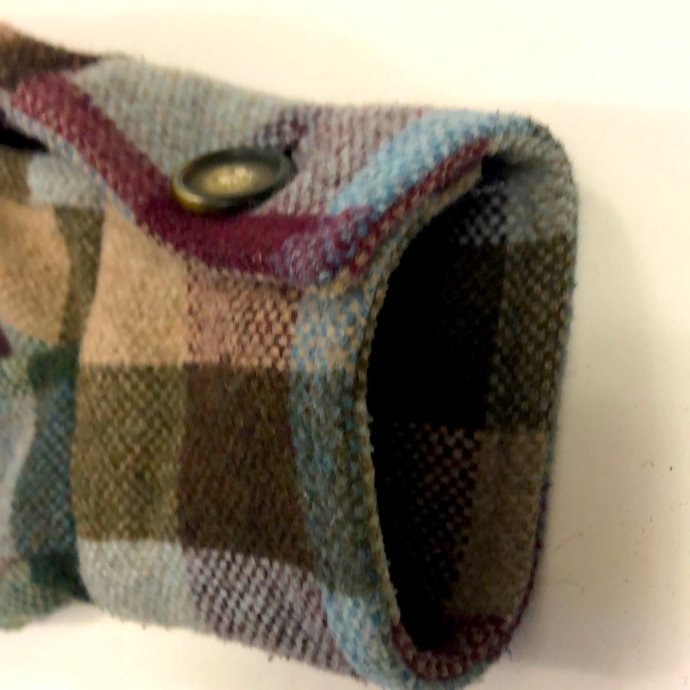 Geoffrey Beene Sport 8 Jacket Shirt Multi Colour Check Pockets Button Excellent - Picture 8 of 9
